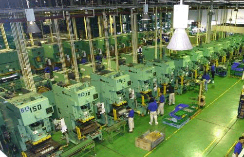 Kiyokuni metal press machines from the company website archive